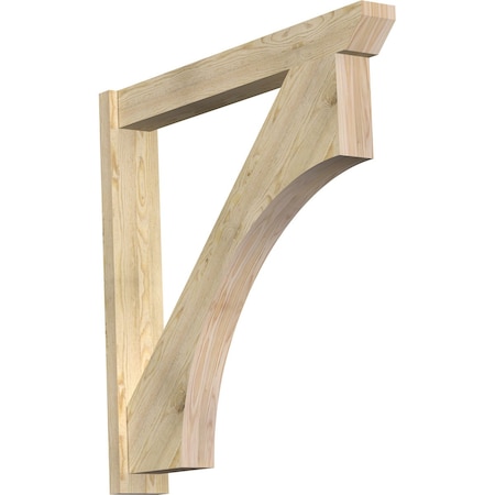 Ekena Millwork Westlake Slat Rough Sawn Outlooker, Douglas Fir, 6"W x 42"D x 42"H OUT06X42X42WTL06RDF